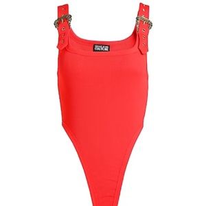Versace jeans couture red high waisted bodysuit (size 42) fits like a M